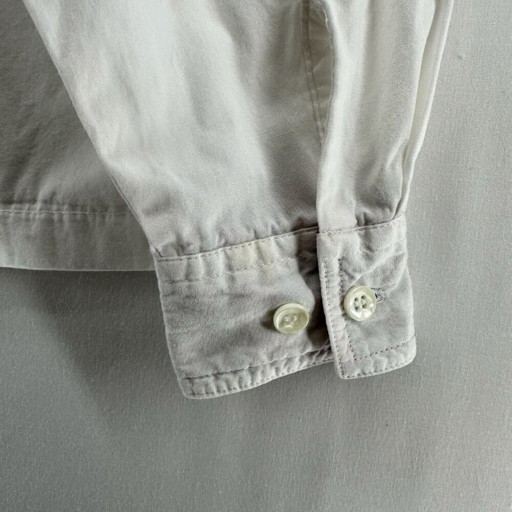 Cabin Creek Vintage Shirt Womens Sz M Long Sleeves Embroidered Button Up White - Picture 11 of 12